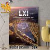 Los Angeles will host Super Bowl LXI in 2027 Poster Canvas