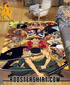 Luffy Wanted One Piece Rug For Anime Fans
