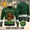 Make Christmas Great Again Grinch Max Dog Ugly Sweater With Donald Trump Style