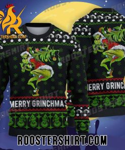 Merry Grinchmas Santa Christmas Ugly Sweater Gift For Grinch Lover
