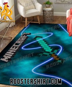 Minecraft Sword Rug Home Decor Gift For Gamer