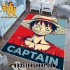 Monkey D Luffy Captain One Piece Anime Rug Home Decor