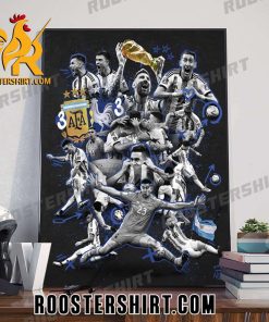New Design Argentina FC World Champions 2023 Poster Canvas