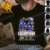 New Design Kansas Jayhawks Football 2023 Guaranteed Rate Bowl Champions T-Shirt