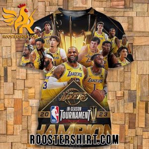 New Design Los Angeles Lakers NBA 2023 In Season Tournament Champions 3D Shirt