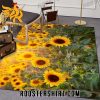 New Design Sunflower Field Rug Home Decor