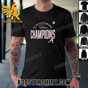 Official Alabama Crimson Tide Champions 2023 Southeastern Conference SEC Championship T-Shirt