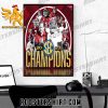 Official Alabama Crimson Tide Wins 2023 SEC Championship Poster Canvas