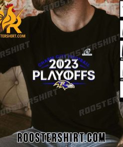 Official Baltimore Ravens 2023 NFL Playoffs Charm city football T-Shirt Gift For True Fans