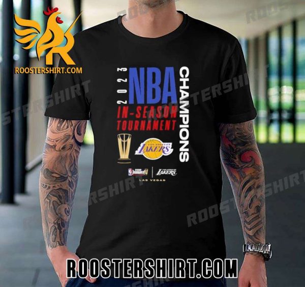 Official Los Angeles Lakers 2023 NBA In-Season Tournament Champions T-Shirt With New Design