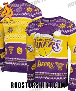 Official Los Angeles Lakers Ugly Christmas Sweater With New Design