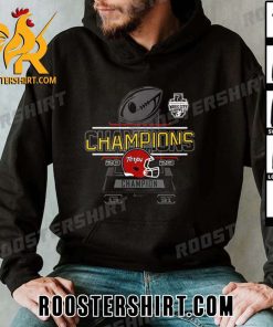 Official Maryland Terrapins Football 2023 TransPerfect Music City Bowl Champions Score Hoodie Shirt