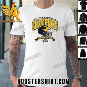 Official Michigan Wolverines 2023 Big Ten Football Conference Champions Unisex T-Shirt