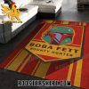 Premium Boba Fett Star Wars Badges Arts Area Rug Carpet Home Decor