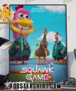 Premium Chicken Run 2 Squid Game Poster Canvas With New Design