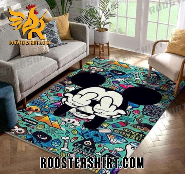 Premium Disney Mickey Mouse Rug Home Decor