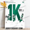 Premium Garrett Wilson Become The First New York Jets WR To Begin Career With Back To Back 1000 Yard Seasons NFL Poster Canvas
