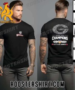Premium Georgia Bulldogs 2023 Orange Bowl Champions Team Roster Name Let’s Go Dawgs Unisex T-Shirt
