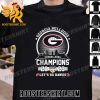 Premium Georgia Bulldogs Skyline Orange Bowl Champions 2023 Let’s Go Dawgs Unisex T-Shirt