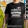 Premium Georgia Bulldogs Skyline Players Name 2023 Orange Bowl Champions Let’s Go Dawgs Unisex T-Shirt