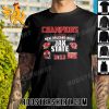 Premium Jacksonville State Gamecocks 2023 R+L Carriers New Orleans Bowl Champions Unisex T-Shirt
