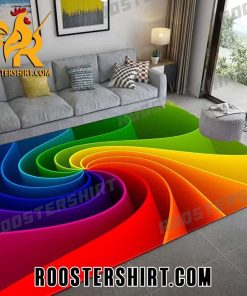 Premium Rainbow Rug Carpet Living Room
