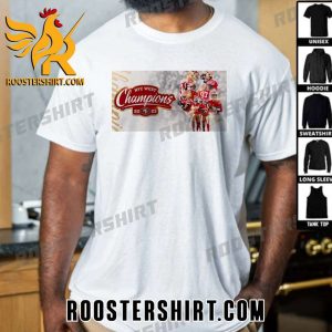 Premium San Francisco 49ers Go Back-to-Back As NFC West Champions 2023 Unisex T-Shirt