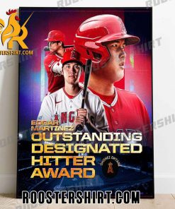 Premium Shohei Ohtani takes home the Edgar Martinez Outstanding Designated Hitter Award Poster Canvas