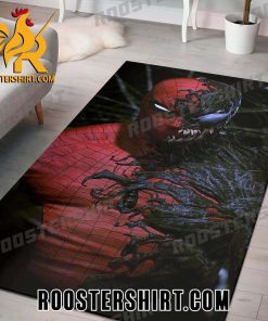 Premium Spiderman Inside Venom Art Rug For Bedroom