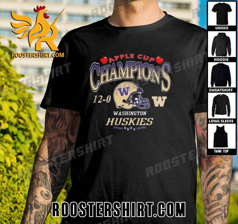 Premium Washington Huskies 2023 Apple Cup Champions Unisex T-Shirt