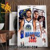 QUality NBA Stephen Curry And The Warriors Go To Take On Devin Booker And The Suns In Western Conference Poster Canvas