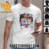 QUality NBA Stephen Curry And The Warriors Go To Take On Devin Booker And The Suns In Western Conference T-Shirt