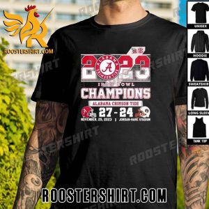 Quality Alabama Crimson Tide 2023 Iron Bowl Champions Unisex T-Shirt