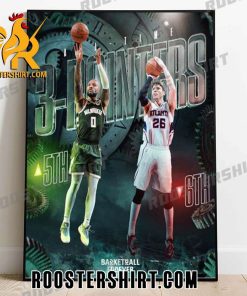 Quality Damian Lillard Surpasses Kyle Korver for 5th All-Time In Made Threes Poster Canvas