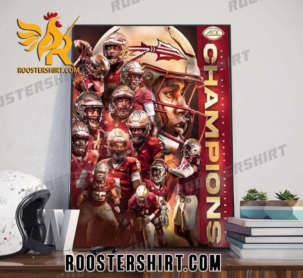 Quality Florida State Seminoles Wins 2023 ACC Champions Poster Canvas