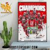Quality Jacksonville State Gamecocks 2023 New Orleans Bowl Champions Poster Canvas