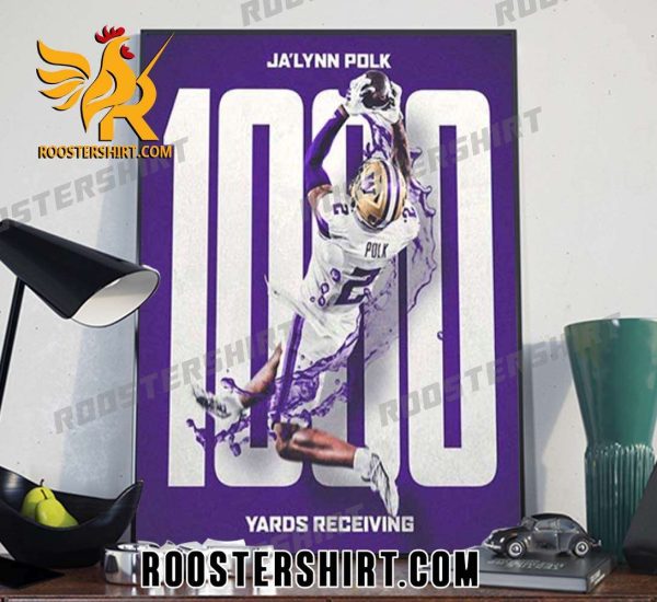 Quality Jalynn Polk From Washington Huskies Archives 1000 Yards Receiving Poster Canvas
