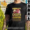Quality Kansas City Chiefs Mascot AFC West Division Champions Unisex T-Shirt