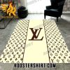 Quality Louis Vuitton Cream Luxury Living Room Rug Carpet
