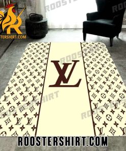 Quality Louis Vuitton Cream Luxury Living Room Rug Carpet