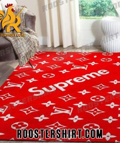 Quality Louis Vuitton Mix Supreme Rug Carpet For Living Room