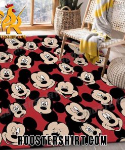 Quality Mickey Mouse Face Pattern Rug For Living Room