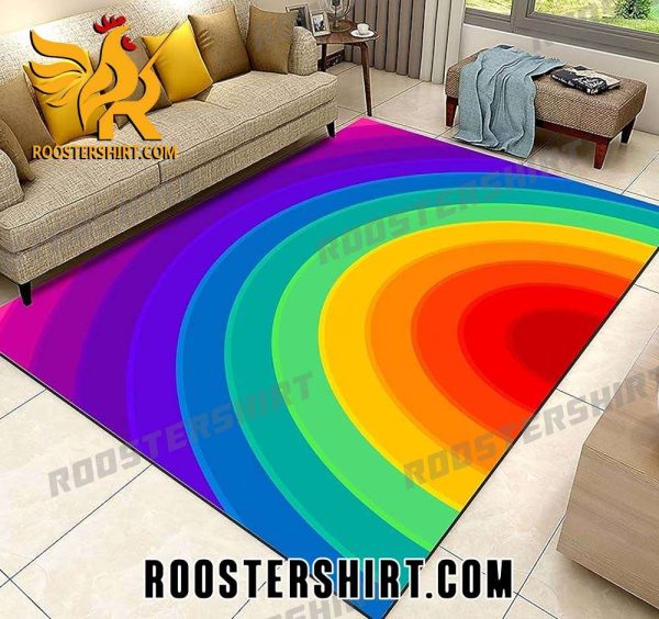 Quality Modern Bohemian Rainbow Area Rug Home Decor