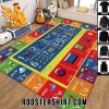 Quality Play Rug Learning Carpet with ABC Alphabet Numbers Shapes Animals Colors