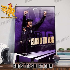 Quality The Consensus Big Ten Coach of the Year David Braun Poster Canvas