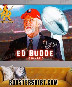 RIP Ed Budde 1940-2023 Signature Thank You For The Memories Poster Canvas