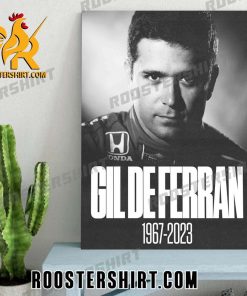 RIP Gil de Ferran 1967-2023 Thank You For The Memories Poster Canvas