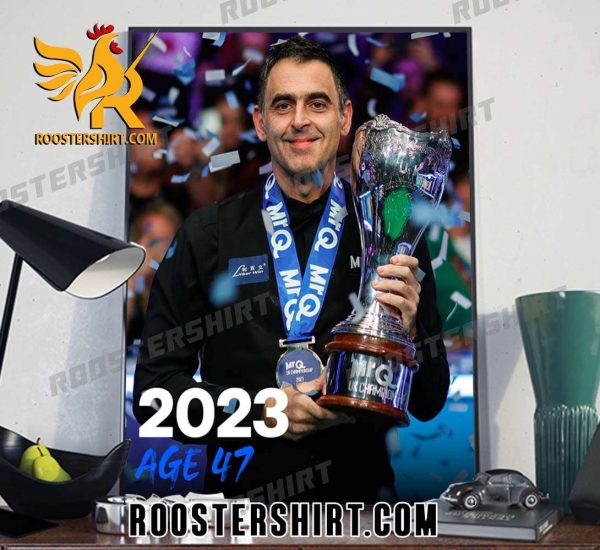 Ronnie O’Sullivan is now both the youngest and the oldest UK Champion Poster Canvas