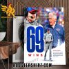 Sean McDermott moves into second place on Bills all-time coaching wins Poster Canvas