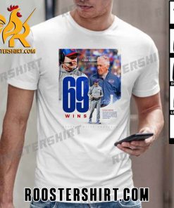 Sean McDermott moves into second place on Bills all-time coaching wins T-Shirt